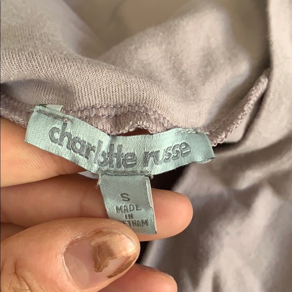 Charlotte Russe Light Purple Pencil Skirt - Picture 2 of 2